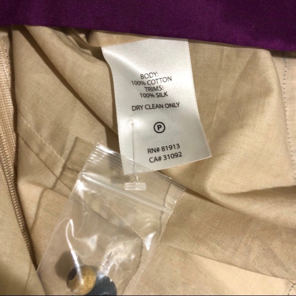 Plenty by Tracy Reece Embroidered Halter Top Boho Size 4 Tan Summer Top - Picture 9 of 10